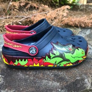 Light up dragon CROCS